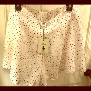 Disney Alice in Wonderland Pleat Front Soft Short